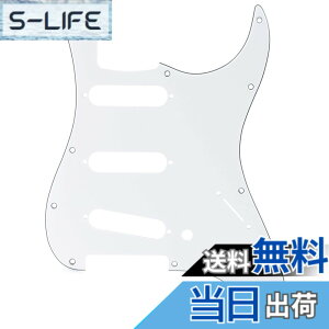�y���������zFender �s�b�N�K�[�h11-HOLE MODERN-STYLE STRATOCASTER S/S/S PICKGUARD �F�F�z���C�g�A�T�C�Y�FStratocaster - 11 Hole