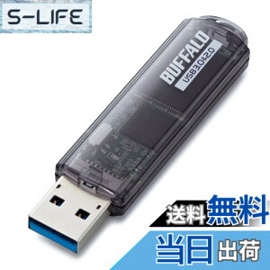 �y���������zBUFFALO USB3.0�Ή� USB������ �X�^���_�[�h RUF3-CA�V���[�Y �F�F�u���b�N�A�T�C�Y�F64GB