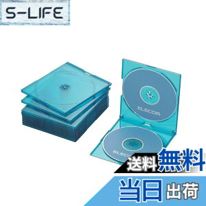 �y���������z�G���R�� DVD CD�P�[�X �v���P�[�X �X���� 1�����[ 10���p�b�N �A�\�[�g CCD-JSCS10ASO �F�F�N���A�u���[�A�T�C�Y�F2�����[x10���p�b�N
