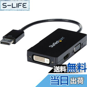 �y���������z�X�^�[�e�b�N.com DisplayPort/ Mini DisplayPort�ϊ��A�_�v�^ �F�F�u���b�N�A�T�C�Y�FVGA - HDMI - DVI (�u���b�N)