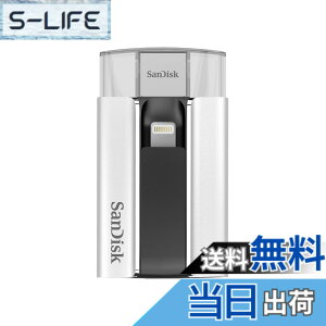 �y���������zSanDisk iXpand �t���b�V���h���C�u [iPhone/iPad �̃f�[�^�]����o�b�N�A�b�v�ɍœK] �F�Fblack,silver�A�T�C�Y�F16GB