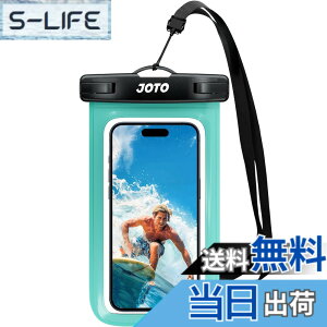 �y���������zJOTO �h���P�[�X 2���Z�b�g �X�}�z�p IPX8�F��iPhone16/15/14/13/12 Pro Max Galaxy S24/S23 Ultra Pixel 8 Pro �Ή� 7�C���`�܂� �w��F�ؑΉ� ���C �C �v�[�� �ނ� �A�E�g�h�A ��|���� -�u���b�N �F