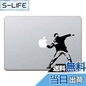 �y���������z�J�C���h�X�g�A MacBook Air/Pro 11 / 13�C���` �}�b�N�u�b�N �X�e�b�J�[ �V�[�� �o���N�V�[ �����g�t �K�C Banksy Molotov Guy M424X �F�F�u���b�N�A�T�C�Y�F13�C���`