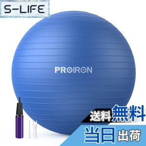 �y���������zPROIRON �o�����X�{�[�� �΂�񂷂ځ[�� 55cm 65cm 75cm (6�F) ���� �W���{�[�� �t�B�b�g�l�X�{�[�� �A���`�o�[�X�g �ω׏d300kg �n���h�|���v�t �F�F�u���[�A�T�C�Y�F58-65cm/M