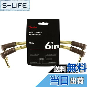 �y���������zFender �V�[���h�P�[�u�� Deluxe Series Instrument Cable, �F�F�c�C�[�h(2�p�b�N)�A�T�C�Y�F6'