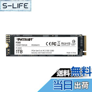 �y���������zPatriot P300 Internal SSD - NVMe PCIe Gen 3x4 - M.2 2280-10 Pack Parent �F�FM.2 PCIe Gen 3x4�A�T�C�Y�F1TB