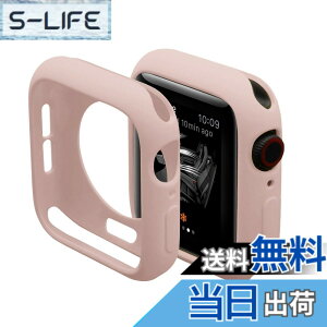 �y���������z�Ή�Apple Watch SE/SE2/6/5/4 40mm��p�P�[�X �A�b�v���E�H�b�`�V���[�Y 6 �X�N���u�J�o�[ �V���v�� �V���R���ގ� TPU�f�� �C�菝�h�~ �h�Ռ� �S�ʕی� Apple Watch 4 �ی�J�o�[�i�u���b�N
