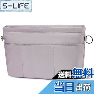 �y���������z[VANCORE] �o�b�O�C���o�b�O ���� �y�� Bag in Bag �g�[�g�p �o�b�O�̒� ���� ���� �J�o���̒� �d�؂� �ʋ� ���s ���b�h M �F�F�O���[�A�T�C�Y�FM-26.5cm x 18.5cm x 9.0cm