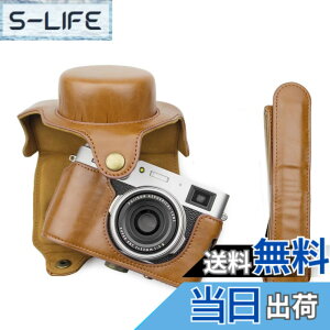 �y���������zkinokoo FUJIFIFILM X100V �P�[�X X100V �J�����P�[�X �V�����_�[�X�g���b�v�t�� �F�FBR