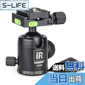 �y���������zINNOREL ���R�_�� �{�[���_�� �����_�� ��d�S �ő�ω׏d 15kg �{�[���w�b�h���a 36mm ���� CNC �A���~���� 360�x��] �p�m���} 3/8�l�W 1/4�l�W �N�C�b�N�V���[�t�� �O�r ��r ��჌�t