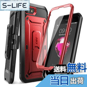 �y���������zSUPCASE iPhone SE3(��3����) 2022 SE(��2����) /iPhone8 /iPhone7 �P�[�X �Ή� 2020 �V�����J�o�[ �t���ی�t�B���� �ƍ������N���b�v�t�� �č��R���K�i�擾 �ϏՌ� �h�o �� �F�F���b�h�A�T�C
