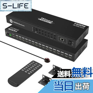 �y���������zTESmart HDMI �؂�ւ��� 8����1�o�� 16����1�o�� �ؑ֊� EDID�@�\ 4K@60Hz �F�F16����1�o�́A�T�C�Y�F16����1�o��