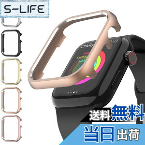 �y���������zMiimall Apple Watch�������o���p�[ �P�[�X ���y�ʌ^ �ϏՌ��� �����ȒP �V���v�� ���ōd�����^���b�N�ގ� �A�b�v���E�H�b�`Series6 5 4 SE 3 2 1�J�o�[ �F�F���[�Y�S�[���h�A�T�C�Y�F44