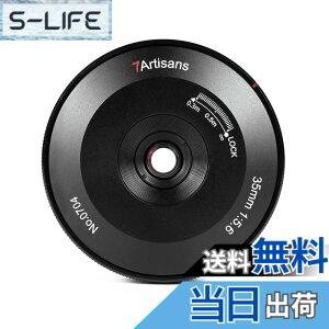 �y���������z���H�� 7Artisans 35mm F5.6 �{�f�B�L���b�v�����Y �p���P�[�L�����Y �P�œ_�����Y �t���T�C�Y�����Y �����^�J���������Y �L�p�����Y �F�F�u���b�N�A�T�C�Y�F�\�j�[E