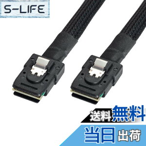 �y���������zchenyang SF-031-040-070-082 Mini SAS SFF-8087 to SFF-8643 �f�[�^�T�[�o�[ �n�[�h�f�B�X�N RAID �P�[�u�� 50cm �F�FSFF-8087 - SFF-8087 0.7M�B