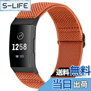 �y���������zRunostrich �R���p�`�u�� Fitbit Charge 4 / Fitbit Charge 3 / Charge 3 SE �i�C�����e���X�|�[�c�o���h�����p�X�g���b�`�o���h �X�g���b�v �F�F�I�����W
