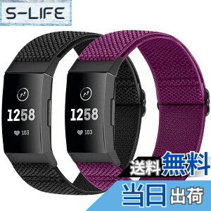 �y���������zRunostrich �R���p�`�u�� Fitbit Charge 4 / Fitbit Charge 3 / Charge 3 SE �i�C�����e���X�|�[�c�o���h�����p�X�g���b�`�o���h �X�g���b�v �F�F��+��