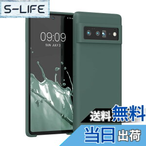 �y���������zkwmobile �X�}�z�P�[�X Google Pixel 6�Ή� �P�[�X - TPU ���L�b�h �V���R�� �J�o�[ - �ϏՌ� ���h�~ �T���T�� Case ���F �F�F�X���[�L�[�u���[�O���[���A�T�C�Y�FPixel 6 Pro