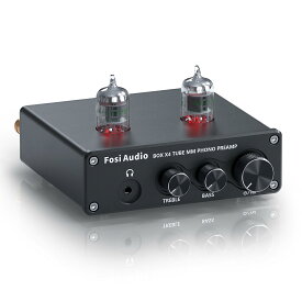 【送料無料】Fosi Audio BOXシリーズ フォノプリアンプ 色：ブラック