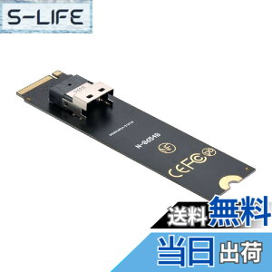 �y���������zCablecc PCI-E 3.0 4.0 ���� NGFF & SFF-8654 �X�������C�� SAS �J�[�h �A�_�v�^�[�ƃ��C���{�[�h SSD �p�� U.2 U2 SFF-8639 NVME PCIe SSD �P�[�u�� �F�FBlack SFF-8654 to PCI-E Adapter
