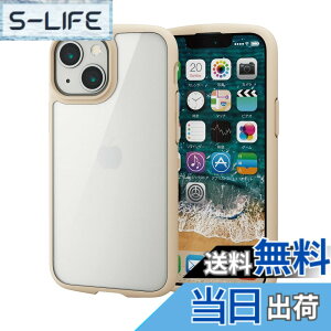 �y���������z�G���R�� iPhone 11 �P�[�X �ϏՌ�x�t���[�� TOUGH SLIM LITE [�w�ʃN���A�^�C�v] �u���b�N �F�F�A�C�{���[�A�T�C�Y�FiPhone 13 mini