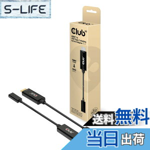 �y���������zClub 3D HDMI to USB Type C Adapter �F�F�u���b�N�B�A�T�C�Y�F22cm HDMI�I�X USB���X