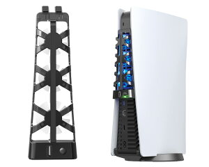 �y���������zElecGear PS5�O��������p�t�@���AUSB�^�[�{�N�[���[�������x�Z���T�[���䃉�W�G�[�^�[�M�r�C �I���W�i��PlayStation 5 Ultra HD�����Digital�p - (Slim/Pro�ɂ͑Ή����Ă��܂���)