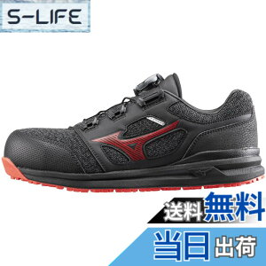 �y���������zMIZUNO(�~�Y�m) �����Y ���S�C �I�[���}�C�e�B LS252L BOA���[�N�V���[�Y �F�F�u���b�N/���b�h�A�T�C�Y�F26.5 cm 3E