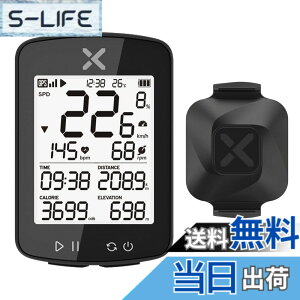 �y���������zXOSS GPS �T�C�N���R���s���[�^ �Z�b�g �T�C�R�� GPS ���� �X�s�[�h �P�C�f���X�Z���T�[ ���C�����X Bluetooth ANT+�Ή� �F�F�u���b�N