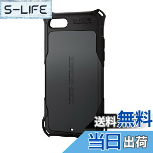 �y���������z�G���R�� iPhone SE (��2���� 2020/2022) / 8 / 7 �p �P�[�X �ϏՌ� �p�G�A�N�b�V���� ZEROSHOCK �F�F�u���b�N