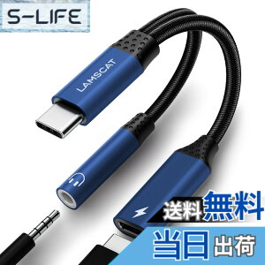 �y���������zLAMSCAT 2in1 �^�C�vC �C���z���ϊ� �A�_�v�^ PD 60W�}���[�d Type-C �C���z���W���b�N �[�d�A�_�v�^ ��҃P�[�u�� �[�d���Ȃ��� �ʘb ���ʒ��� �|�[�^�u�� iPad pro Google Pixel Xperia Samsung G
