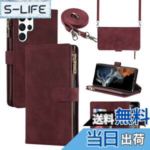 �y���������zDKLLwallet leather case for Samsung S22 Ultra �F�F����t��-���C�����b�h�A�T�C�Y�FGalaxy S22 Ultra 5G