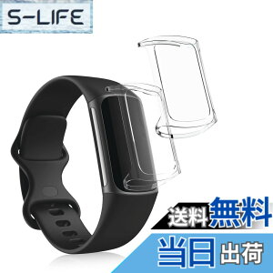 �y���������zkwmobile 2x �P�[�X Fitbit Charge 6 / Charge 5�Ή� �J�o�[ - �t���J�o�[ �V���R�� �ϏՌ� �S�̕ی� ����/���F �F�F����