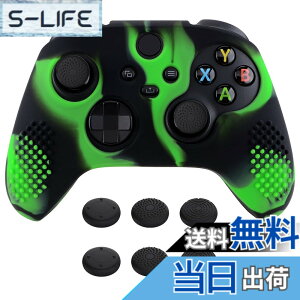 �y���������zeXtremeRate PlayVital 3D Studded��Xbox Series X/S�R���g���[���[�ɑΉ��p�A���`�X���b�v�V���R�[���J�o�[�X�L���A�����e�w�O���b�v�L���b�v6�t���AXbox Core���C�����X�R���g���[���Ή�