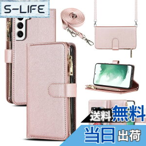 �y���������zDKLLwallet leather case for Samsung S22 �F�F����t��-���[�Y�S�[���h�A�T�C�Y�FGalaxy S22 5G