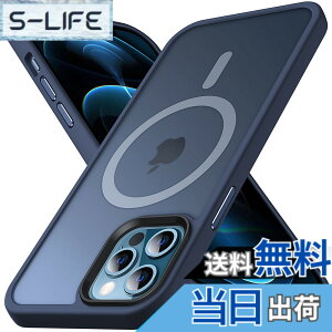 �y���������zAnqrp iPhone series �p �P�[�X [Magsafe�Ή�] �}�O�l�b�g���� �F�F�u���[�A�T�C�Y�FiPhone 12 promax