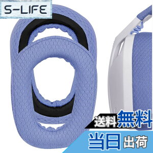 �y���������zGeekria �C���[�p�b�h Comfort �݊��� �p�b�h ���W�N�[�� Logicool G435, G335 �w�b�h�z���ɑΉ� �p�b�h �C���[/�C���[�J�b�v ���b�V���t�@�u���b�N (��) �F�F�u���[
