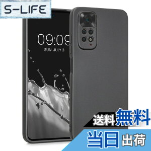 �y���������zkwmobile �ی�P�[�X Xiaomi Redmi Note 11 / Note 11S�Ή� - �ϏՌ� �X�}�z�P�[�X TPU�ی� �\�t�g �V���R�� ���^���b�N �]�f�B�A�b�N �u���[ �F�F���^���b�N �O���[