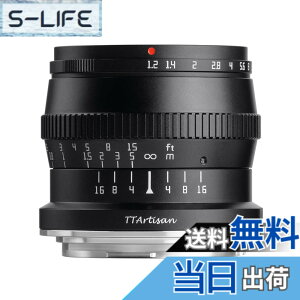 �y���������z�y�������K�i�z�������w TTArtisan 50mm f/1.2 C �F�F�u���b�N�A�T�C�Y�F�L���m��RF