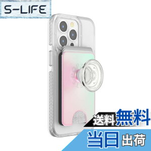 �y���������zPopSockets Japan - �|�b�v�\�P�b�c �W���p�� PopWallet+ MagSafe Mermaid Pink �A�_�v�^�[�����O�t�� �}�[���C�h�s���N �|�b�v�E�H���b�g+ �F�FMermaid Pink V1