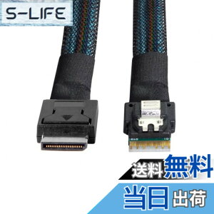 �y���������zXiwai OCULINK PCIE PCI-EXPRESS SFF-8611 8x 8 ���[�� - �f���A�� SFF-8087 4x SSD �f�[�^ �A�N�e�B�u �P�[�u�� 50 cm �F�FBlack