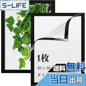 �y���������zLEADINTOP �_�C�������h�A�[�g �t�H�g�t���[�� 2�� �}�O�l�b�g�t�� 30 x 40 cm �_�C�������h�G��p �ǂ������Ȃ� ���ȔS���� �y�� �Ǌ|�� �f�B�X�v���C�t���[�� �ʐ^�t���[�� �\��
