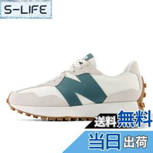 �y���������znew balance(�j���[�o�����X) ���f�B�[�X 327 WS327 W327 �����f���X�j�[�J�[ �F�FGA(WHITE/GREEN)�A�T�C�Y�F24.5 cm B