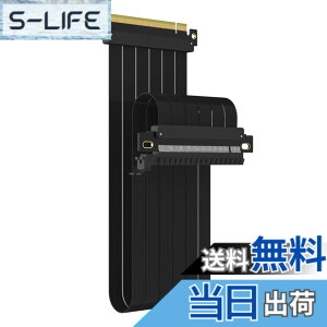 �y���������zGLOTRENDS PCIe 3.0 X16���C�U�P�[�u�� GPU �}�E���g�p PCI-E Gen3�Ή� 16GB/s���x �F�F�u���b�N�A�T�C�Y�F600mm