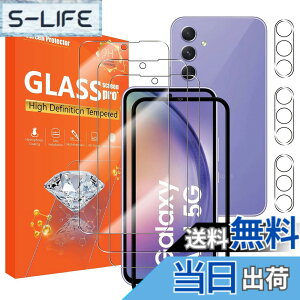 �y���������zseninhi [3+3���p�b�N] Galaxy a54 5G�p�X�N���[���v���e�N�^�[ 3�p�b�N + �J���������Y�v���e�N�^�[ 3�p�b�N �����K���X�X�N���[���v���e�N�^�[ GalaxyA54 (6.4�C���`) [���t���ȒP�t��