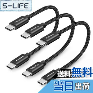 �y���������zCLEEFUN USB C �^�C�vC �P�[�u�� PD�Ή� 60W�}���[�d - iPad Mini 6 2021�AMacBook�AiPad Pro 2018�AGalaxy�AXperia�APixel��USB-C�@��Ή� �F�F�u���b�N�A�T�C�Y�F0.3m