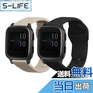 �y���������zkwmobile 2x �����o���h Garmin Venu Sq Music/Sq�Ή� �x���g - �V���R���o���h �\�t�g TPU �ϋv�� ���F/�O���[ �F�F���F�}�b�g / �x�[�W���A�T�C�Y�FL