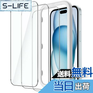 �y���������zJETech iPhone �p�S�ʕی�t�B���� �����K���X�t�B���� �K�C�h�g�t�� �P�[�X�Ɋ��Ȃ� HD�N���A �F�FiPhone 15 Plus 6.7�C���`�A�T�C�Y�FiPhone 15 Plus