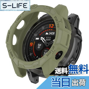 �y���������zSHEAWA for Garmin�K�[�~�� Fenix 7X Pro �P�[�X �J�o�[ �ی�P�[�X �݊��i Epix Pro 51mm TPU�S�� �ی�J�o�[ �ϏՌ� �A�N�Z�T���[ �F�F�A�[�~�[�O���[��