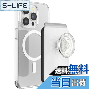 �y���������zPopSockets Japan - �|�b�v�\�P�b�c �W���p�� PopWallet+ MagSafe White Clear �A�_�v�^�[�����O�t�� �� �X�[�p�[ �N���A MagSafe �|�b�v�E�H���b�g+�X�}�z�O���b�v&�E�H���b�g �X�^���h�t���J�[